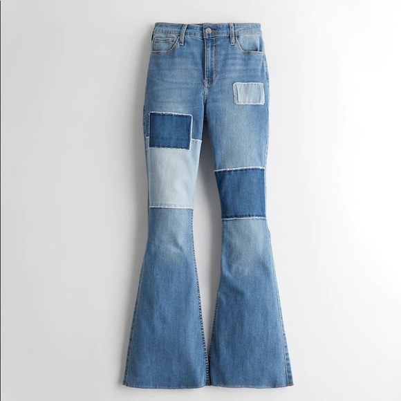 💙🤎 high-rise flare jeans - Picture 2 of 3